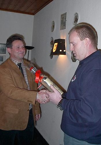 Verabschiedung von Manfred Wehner, dem langj�hrigen Vorsitzenden des VfB L�dingsen...